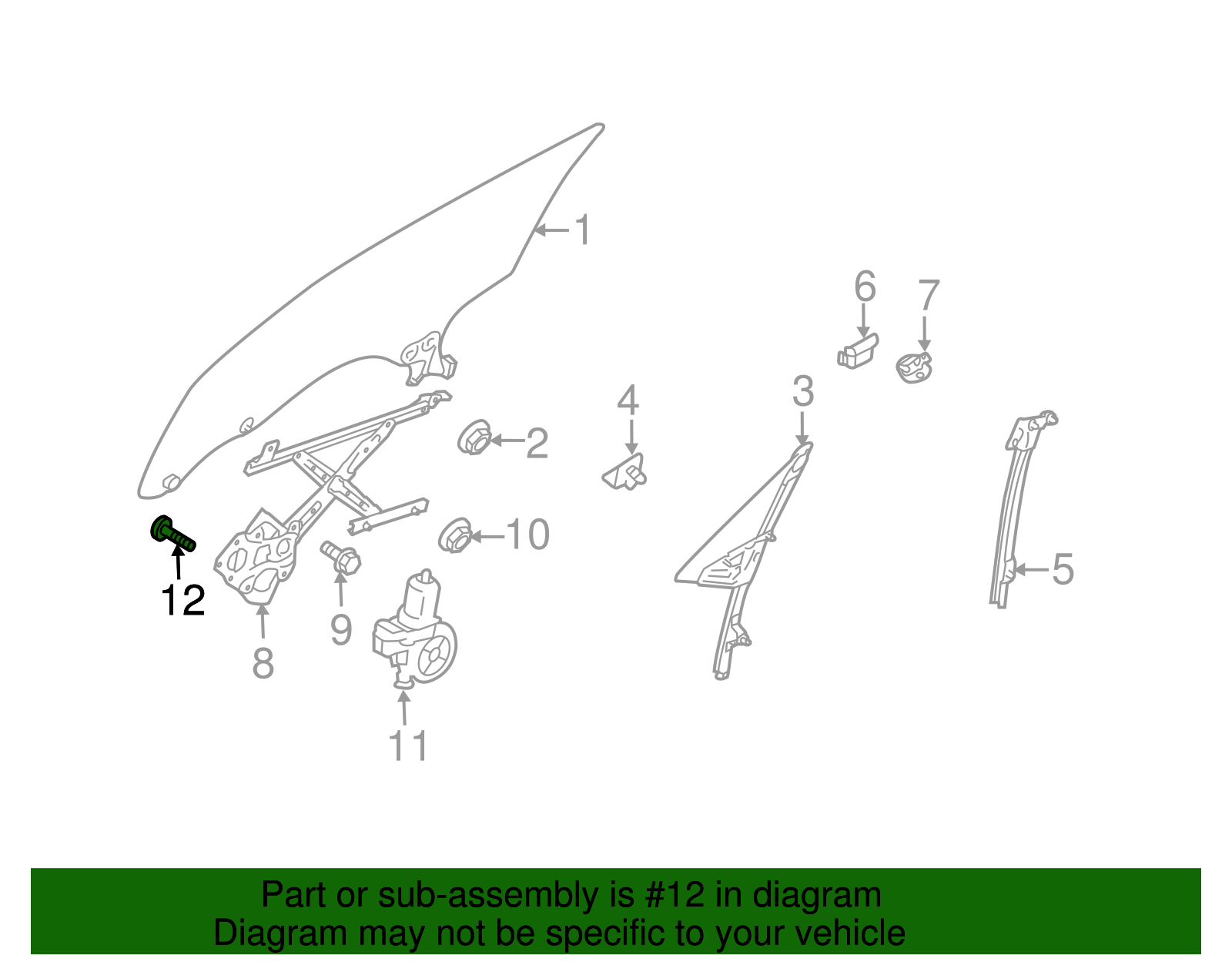 Motor Screw - Scion (SU003-02925)