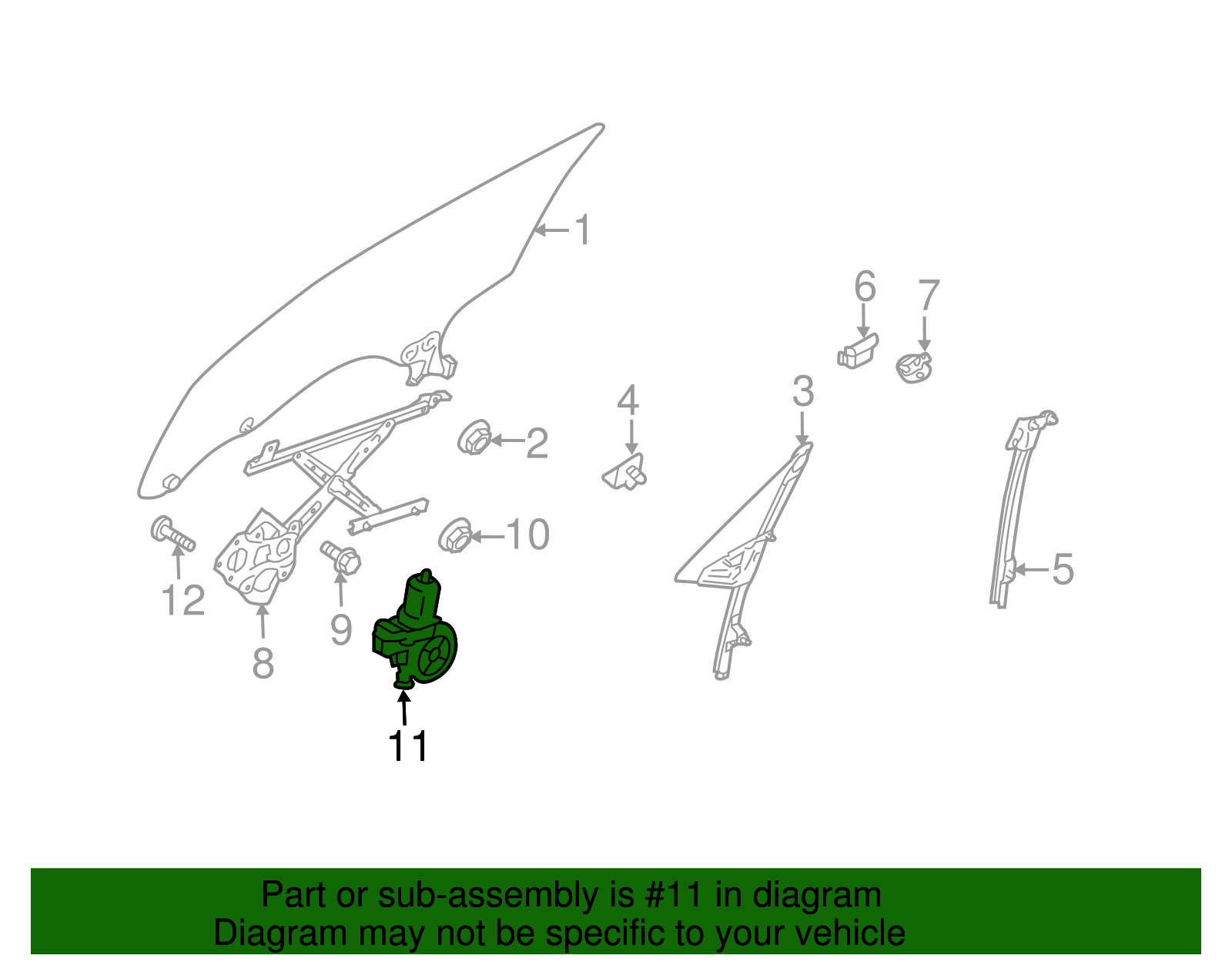 Window Motor - Scion (SU003-01603)