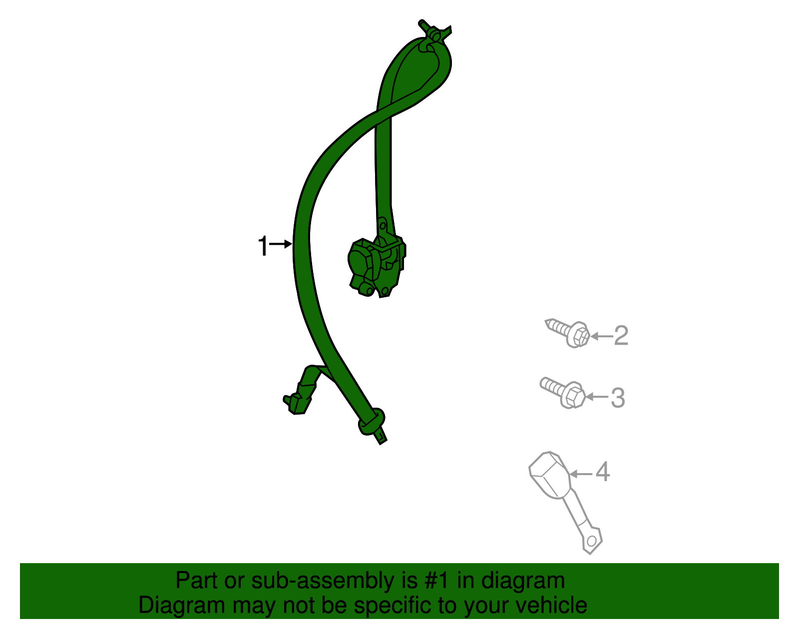 Seat Belt Assembly - Scion (SU003-01872)