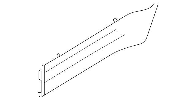 Genuine OEM Body Side Molding Part# LR179631 Fits 2023 Land Rover  