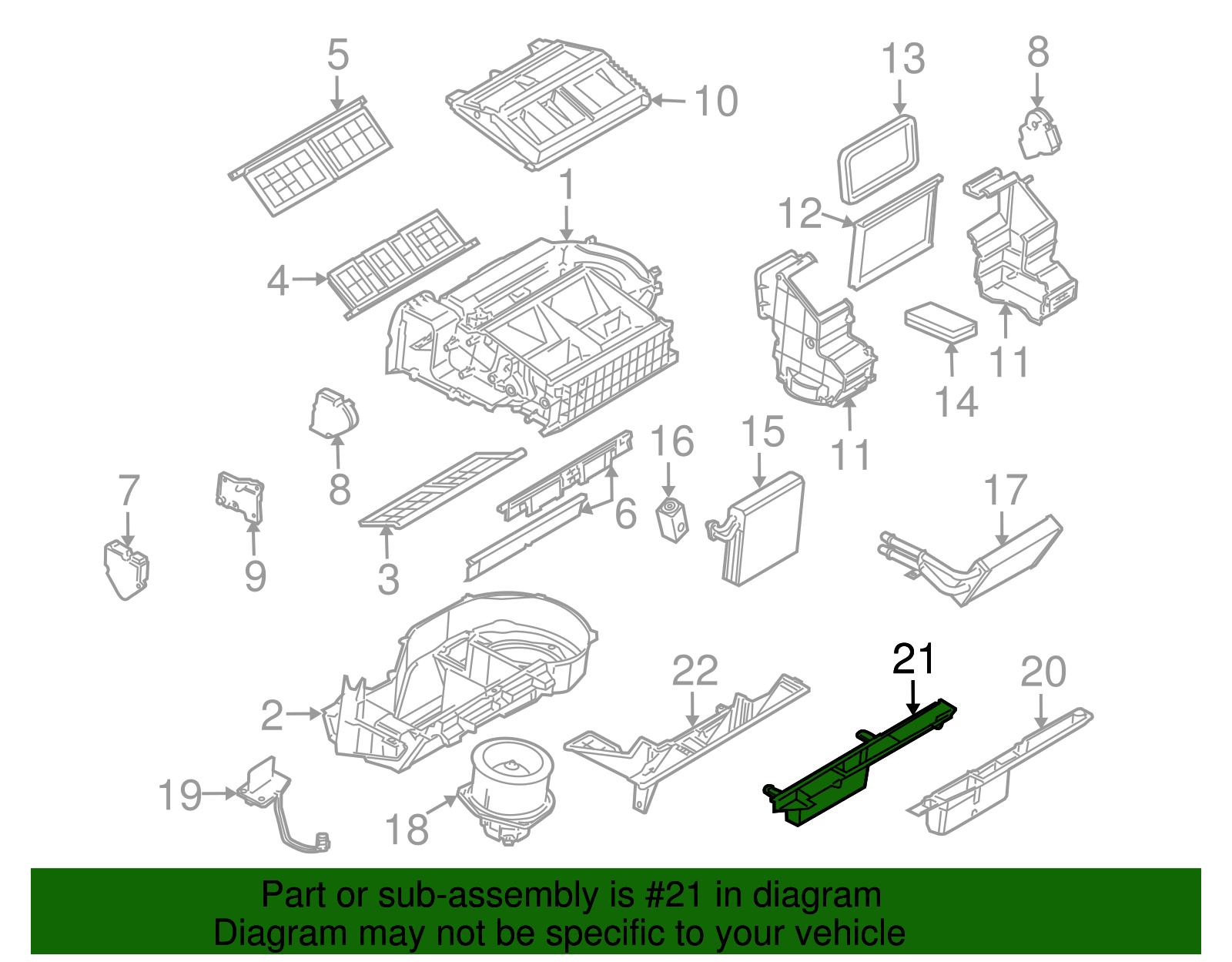 Heater Case - GM (10364926)