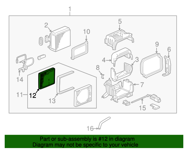 80291ST3515 Element, Filter 19972006 Honda Genuine Honda Parts
