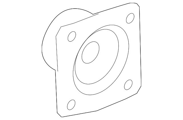 Rear Upper Corner Garnish Molding Radio Speaker - GM (15186672)