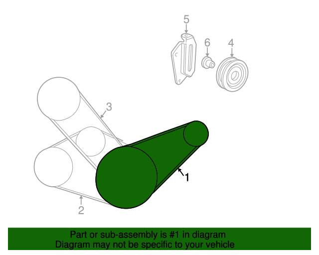 31110P2A505 Alternator Belt 19922000 Honda Honda Parts Online