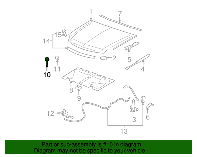 Genuine GM Bumper Part# 22951585