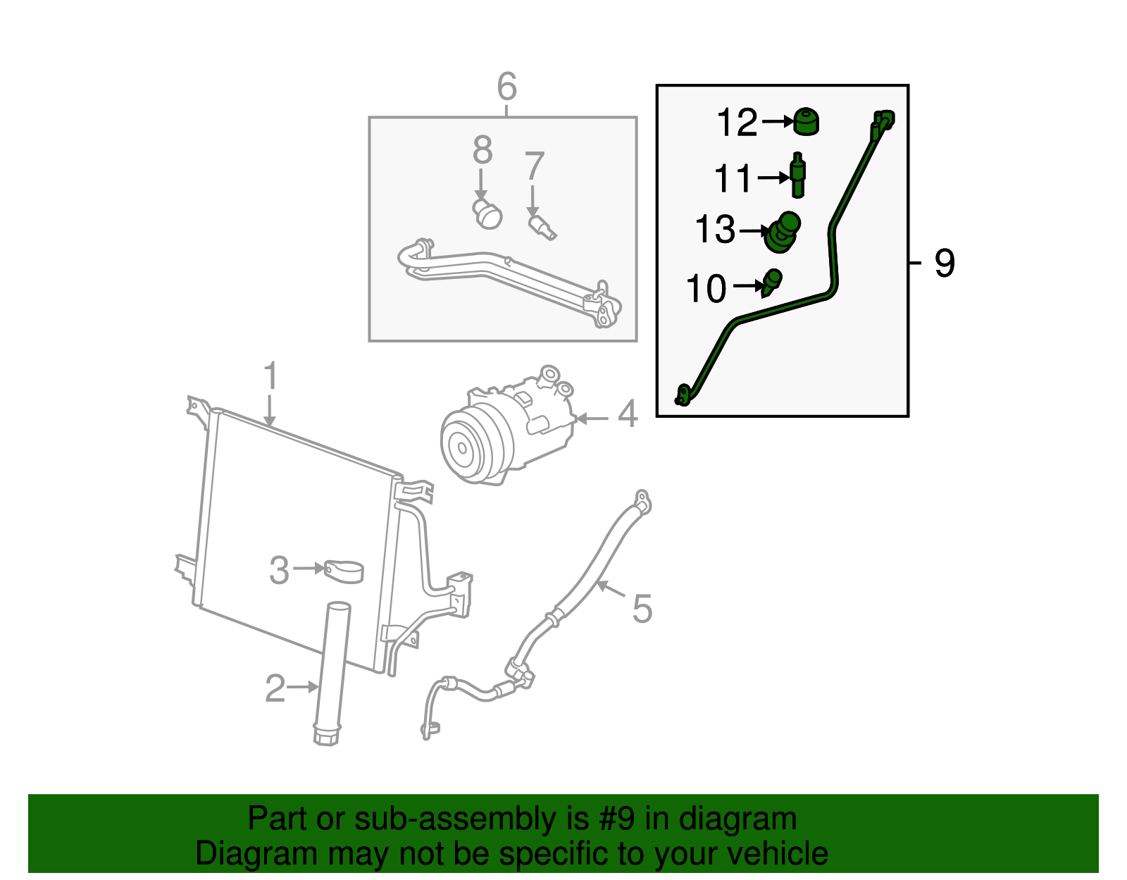 Tube Assembly-A/C Cndsr - GM (10386875)