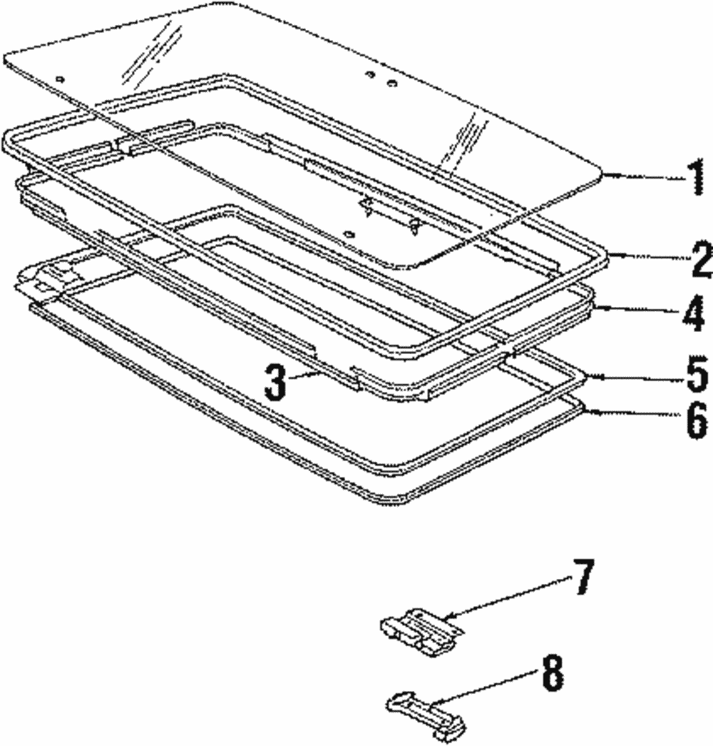Glass Weatherstrip - GM (20534581)
