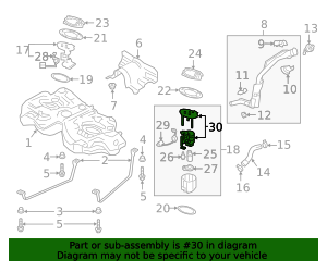 PX03-13-ZE0 - Fuel Filter 2019-2022 Mazda 3 AutoNation Parts