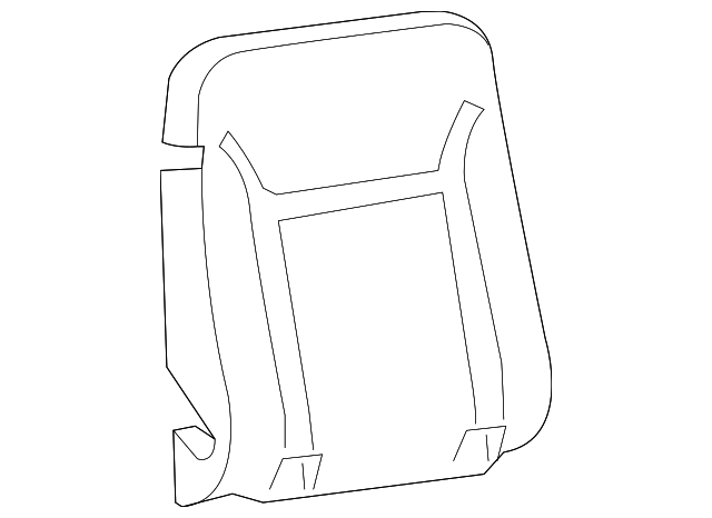 Seat Back Pad - GM (89041353)