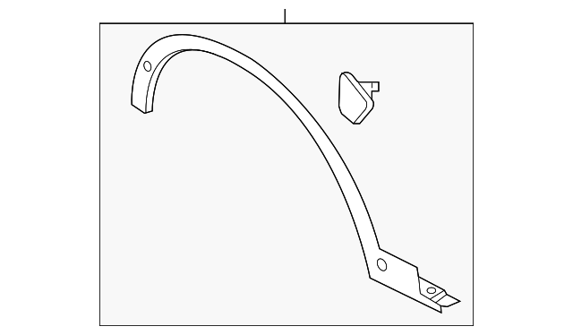 FORD OEM 13-16 Escape Fender-Wheel Flare Molding Right CJ5Z78290A60AA