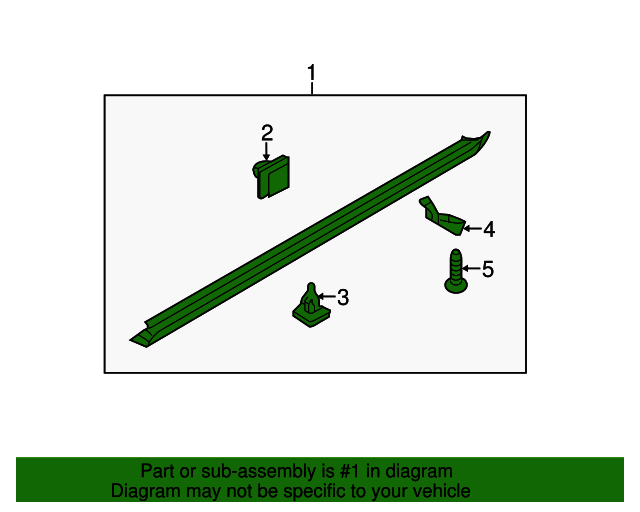 877522P000 Rocker Molding 20112015 Kia Sorento Kia.Parts Store