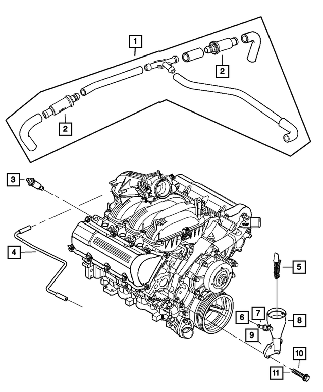 Mopar 53031133ae Tube