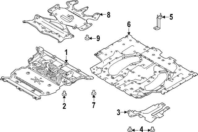 Genuine OEM Side Shield Part# LR175738 Fits 2023 Land Rover Range 