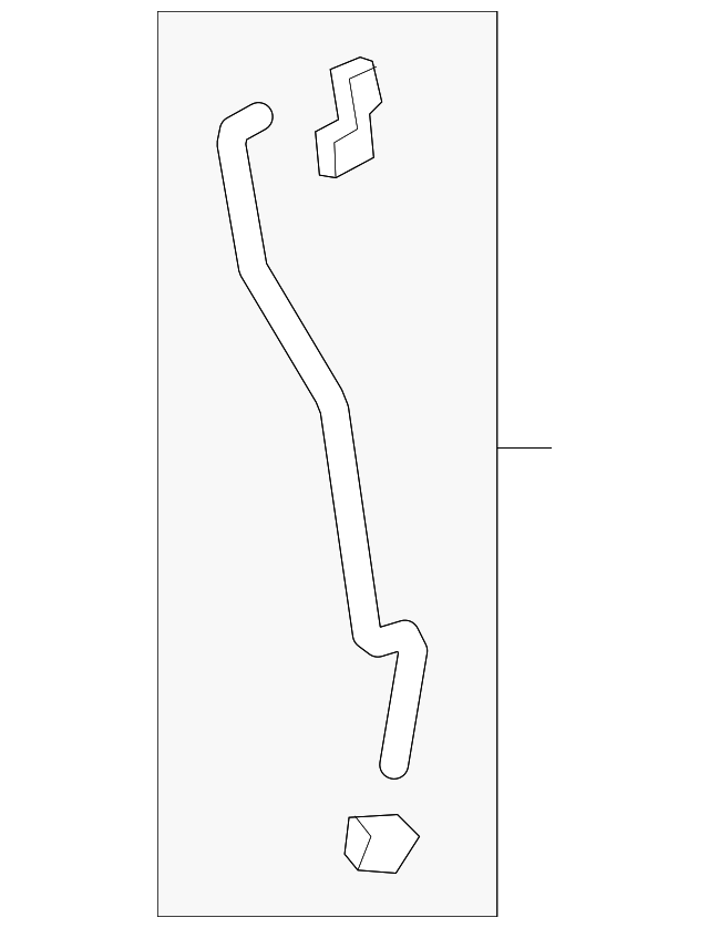 Genuine Honda 72153-T0A-305 Left Front Door Latch Rod Set Genuine Honda 72153-T0A-305 Left Front Door Latch Rod Set