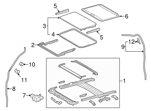Sunroof for 2021 Toyota Tacoma Longo Toyota Parts