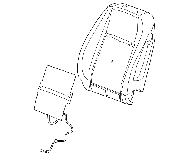 Driver Seat Back Pad - GM (95077887)