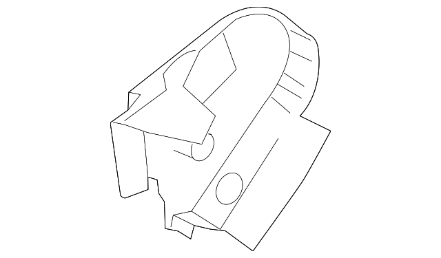 Jet Black Driver Seat Inner Recliner Finish Cover - GM (95078134)
