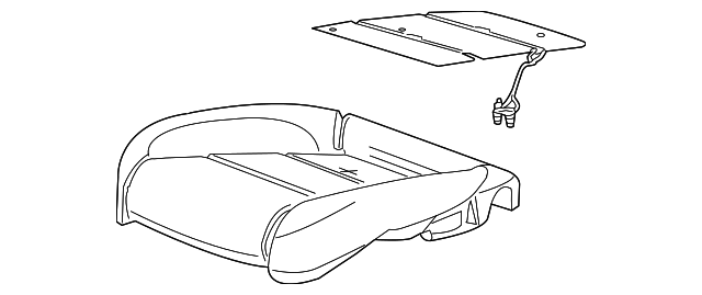 Driver Seat Cushion Pad - GM (95077843)