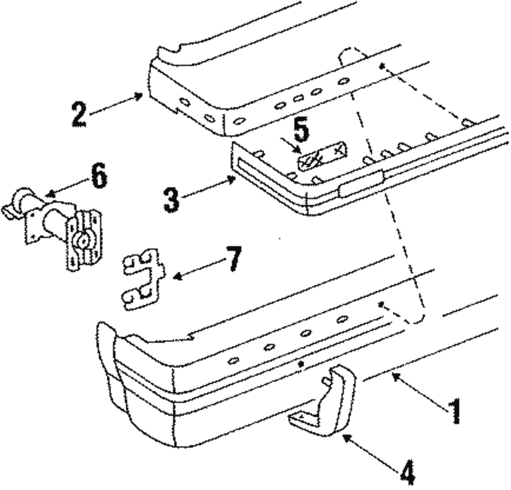 Reflector Assembly-Rear Bpr - GM (915055)