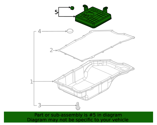 20202022 GM Automatic Transmission Fluid Filter Kit with Seal 24298004