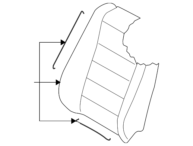 Seat Back Cover - Volkswagen (7L6-881-806-GT-XQG)