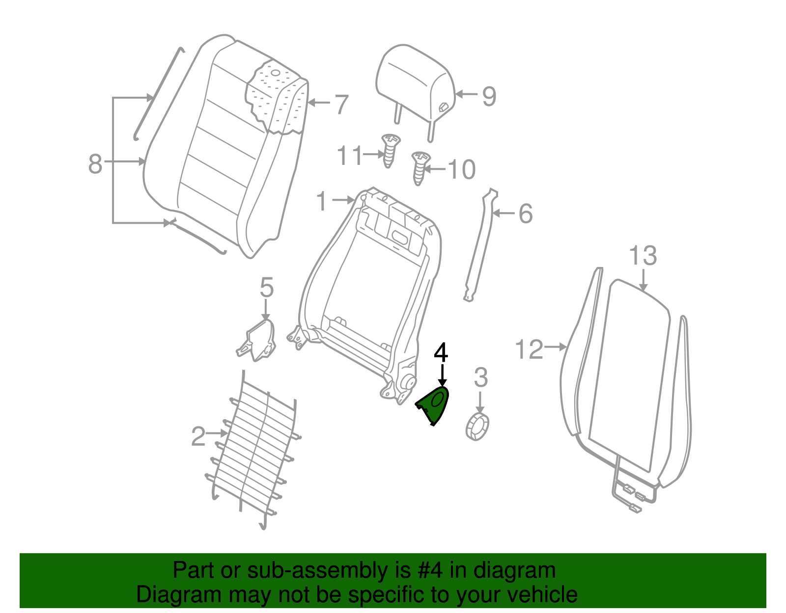 Trim Plate - Volkswagen (7L0-881-791-D-31X)