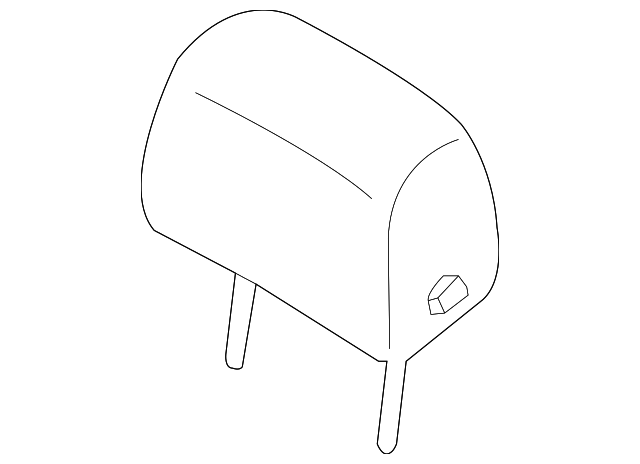 Headrest - Volkswagen (7L6-881-902-AM-GBK)