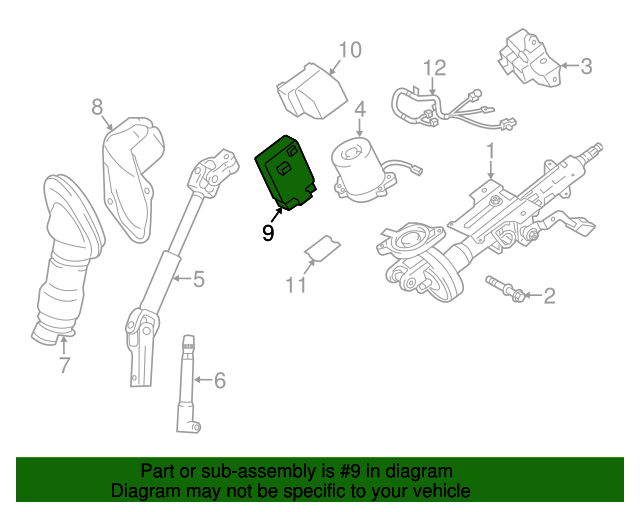 20132015 Toyota RAV4 Power Steering Control Module 896500R030