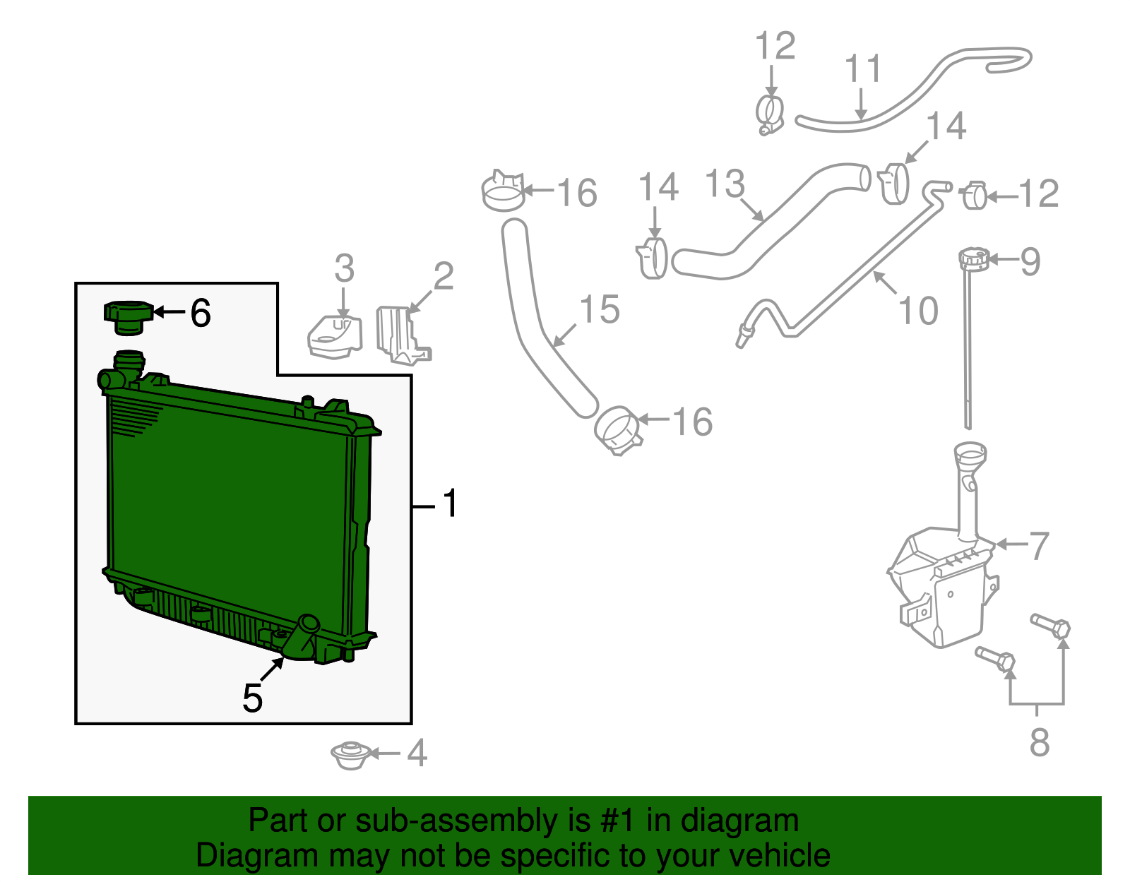 Radiator - GM (92234040)