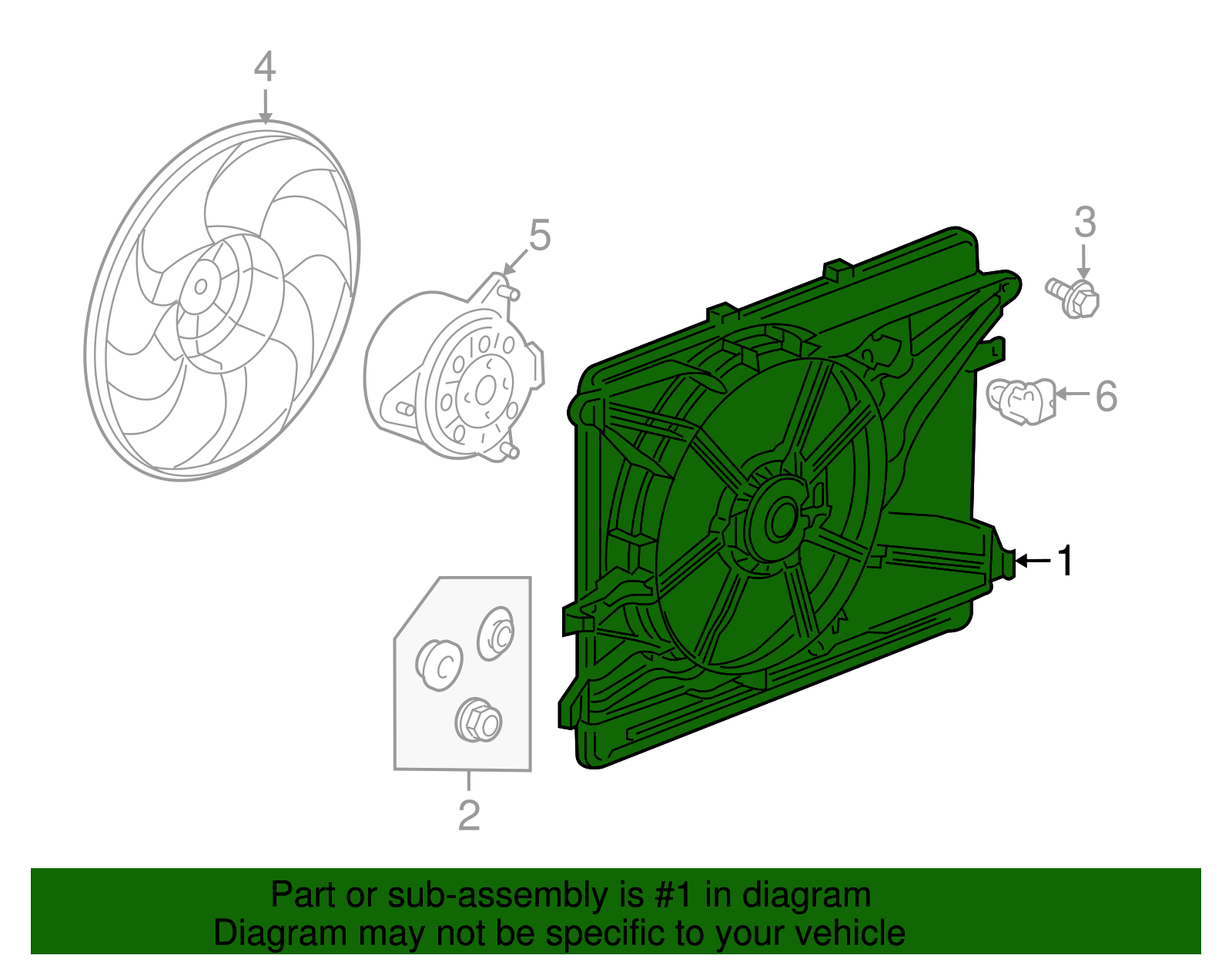 Engine Cooling Fan Shroud - GM (89019142)