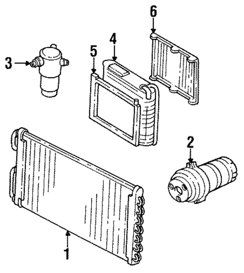 Air Conditioning Compressor - GM (89019206)