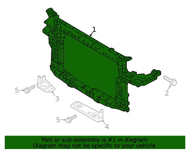 16 Kia Sorento Radiator Support C6500 Kia Parts Store Kia Wholesale Parts Phoenix Dallas San Francisco Los Angeles Bay Area Kia Parts Store