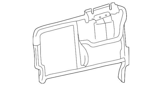 Frame, R/Seat Black Cushion - GM (88941103)