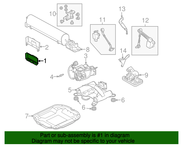 20072009 Land Rover Range Rover Active Suspension Control Module