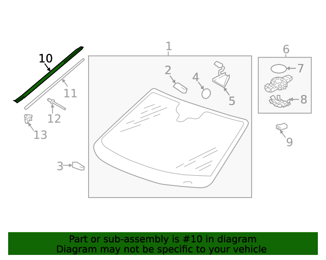 Reveal Molding 2GG-854-328-A-5AP