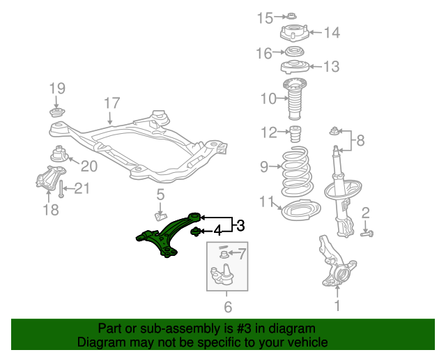 4806808021 Control Arm 20042010 Toyota Sienna Boch Toyota South