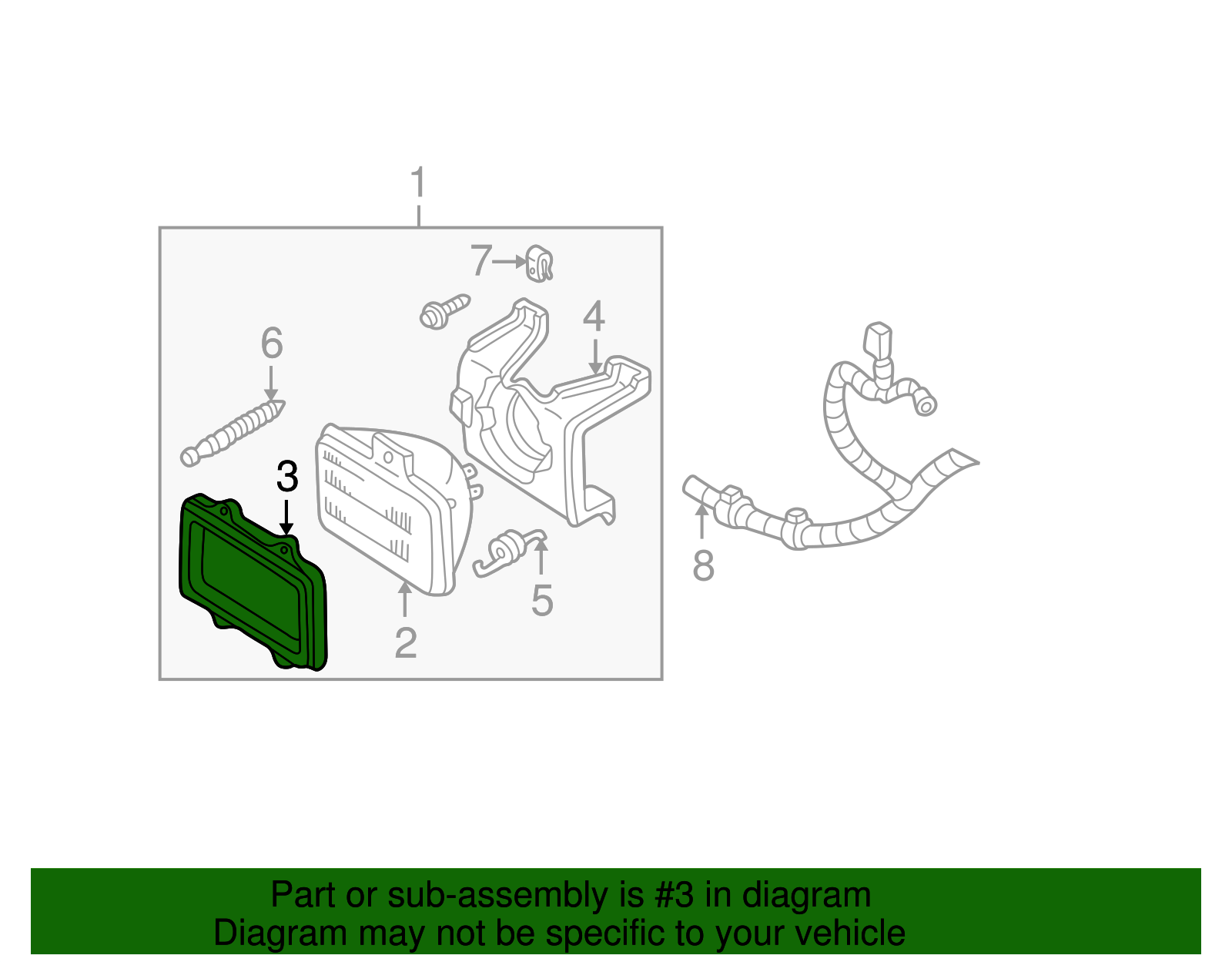 Sealed Beam Mount Ring - GM (5966080)
