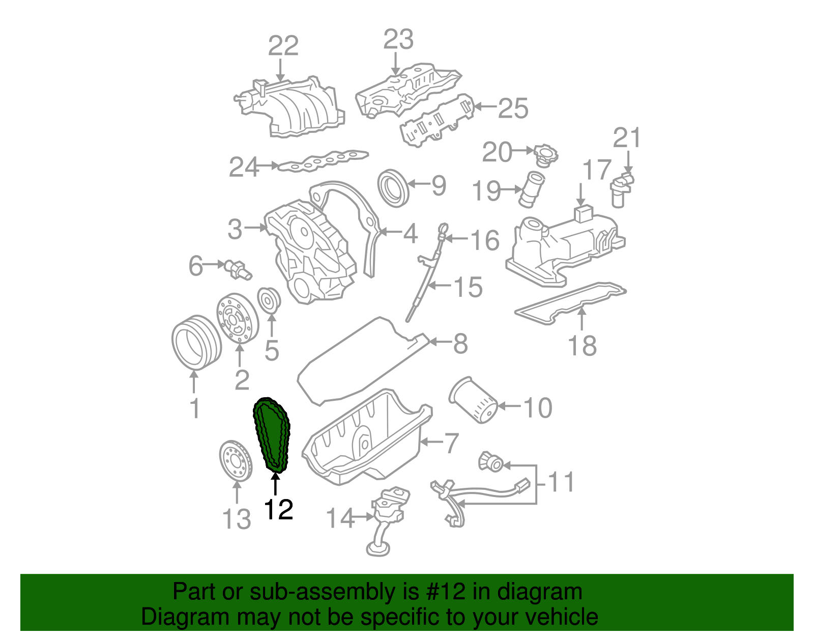 Timing Chain - Ford (YF1Z-6268-BA)