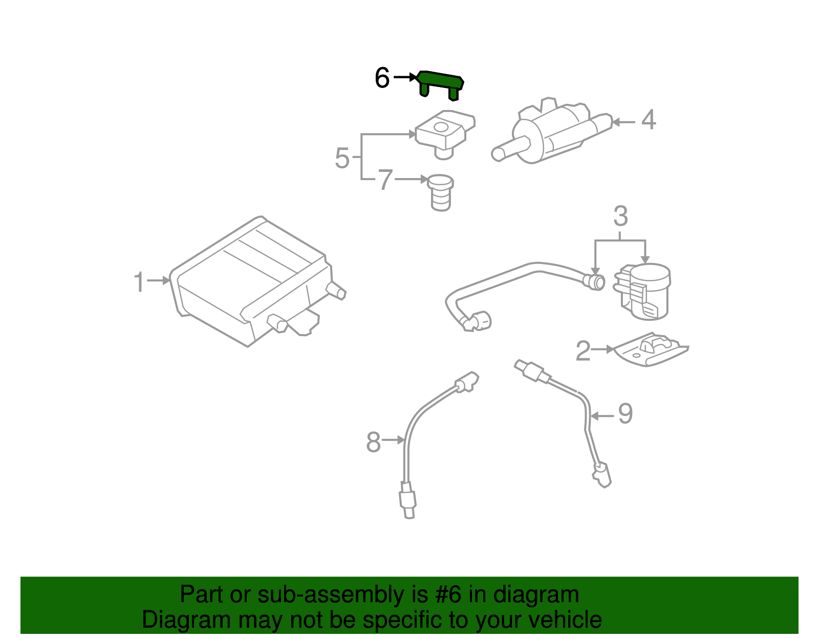 Manifold Absolute Pressure Sensor Retainer - GM (12617897)