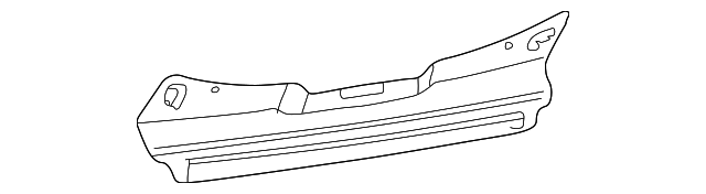 Rear Trim Panel - Ford (XW4Z-5440374-AAA)
