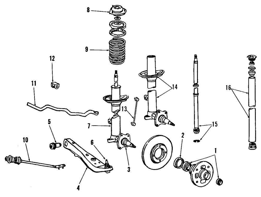 Strut Rod - Toyota (48660-19165)