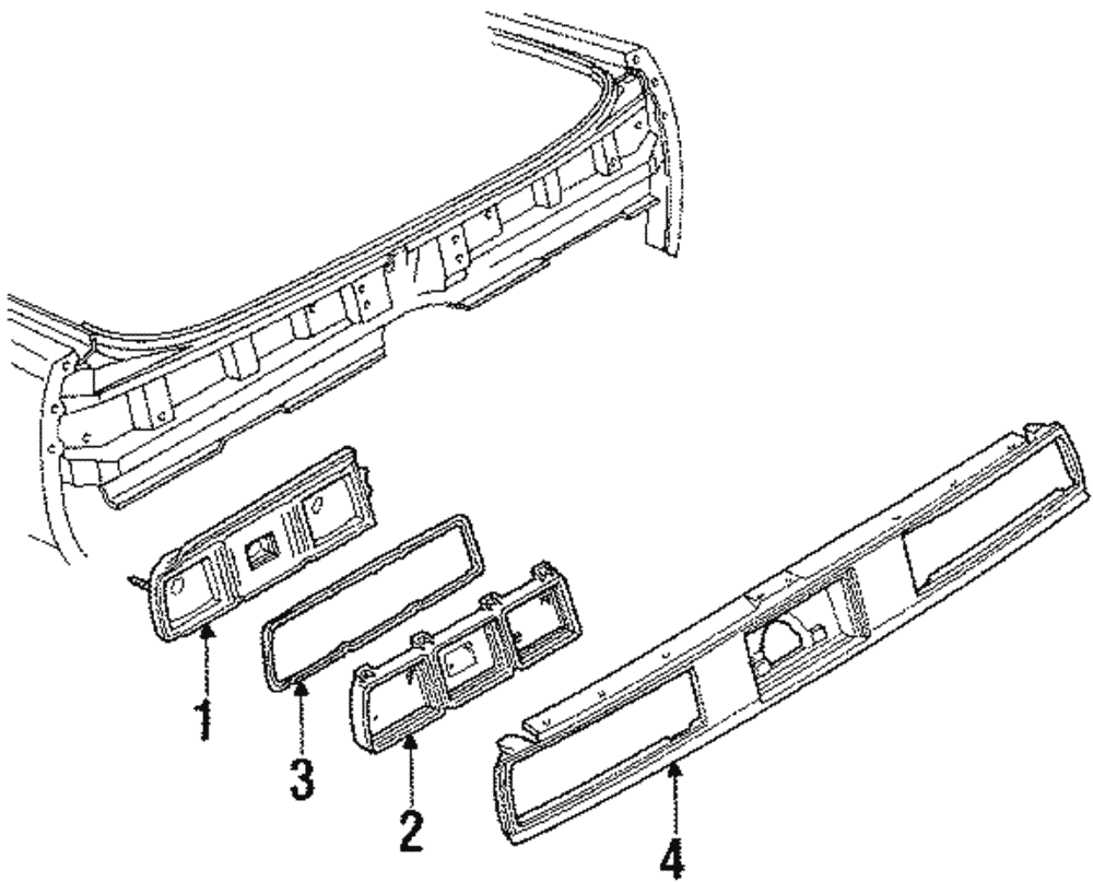 Panel, R/End Fin - GM (20514188)