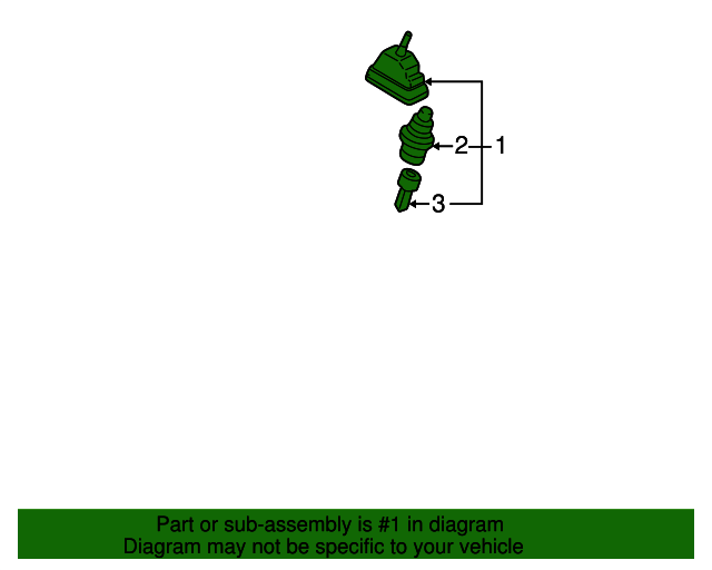 63268389577 19962002 BMW Z3 License Lamp (63268389577) BMW of