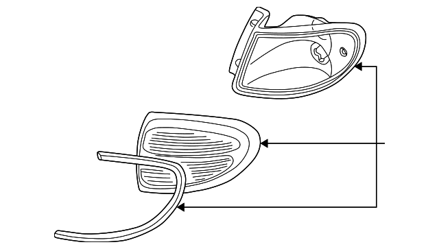 Tail Lamp Assembly - Ford (YF1Z-13405-AB)