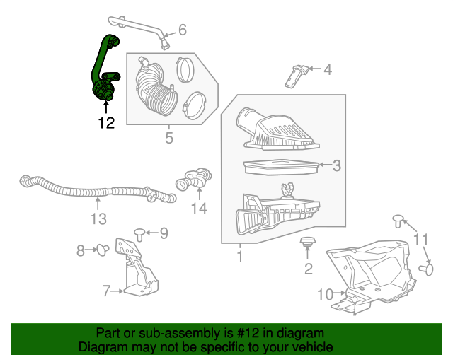 23340377 GM Air Cleaner Resonator GM Parts Store