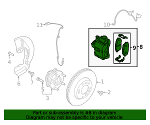 58130-J9150 - Disc Brake Kit 2018-2023 Hyundai Kona | AutoNation Parts
