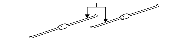 Pickup Box Tailgate Latch Rod - GM (94725410)