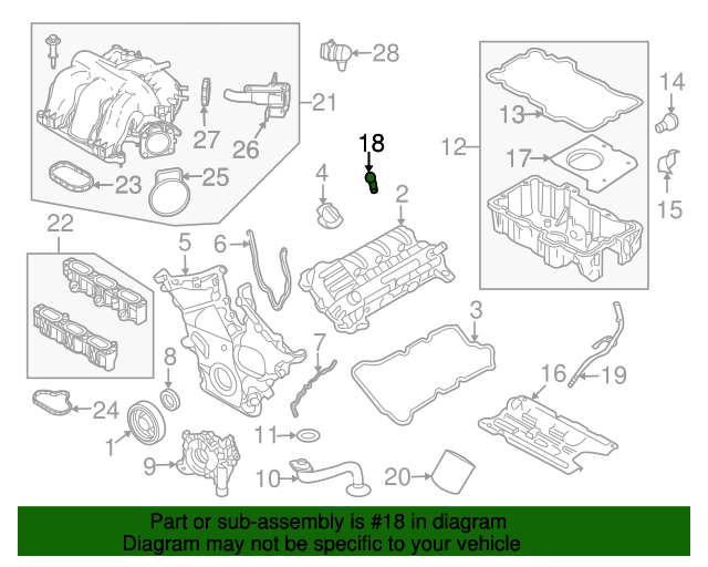 20062012 Ford Ford Escape Fusion Mariner Milan 3.0L V6 Engine Oil