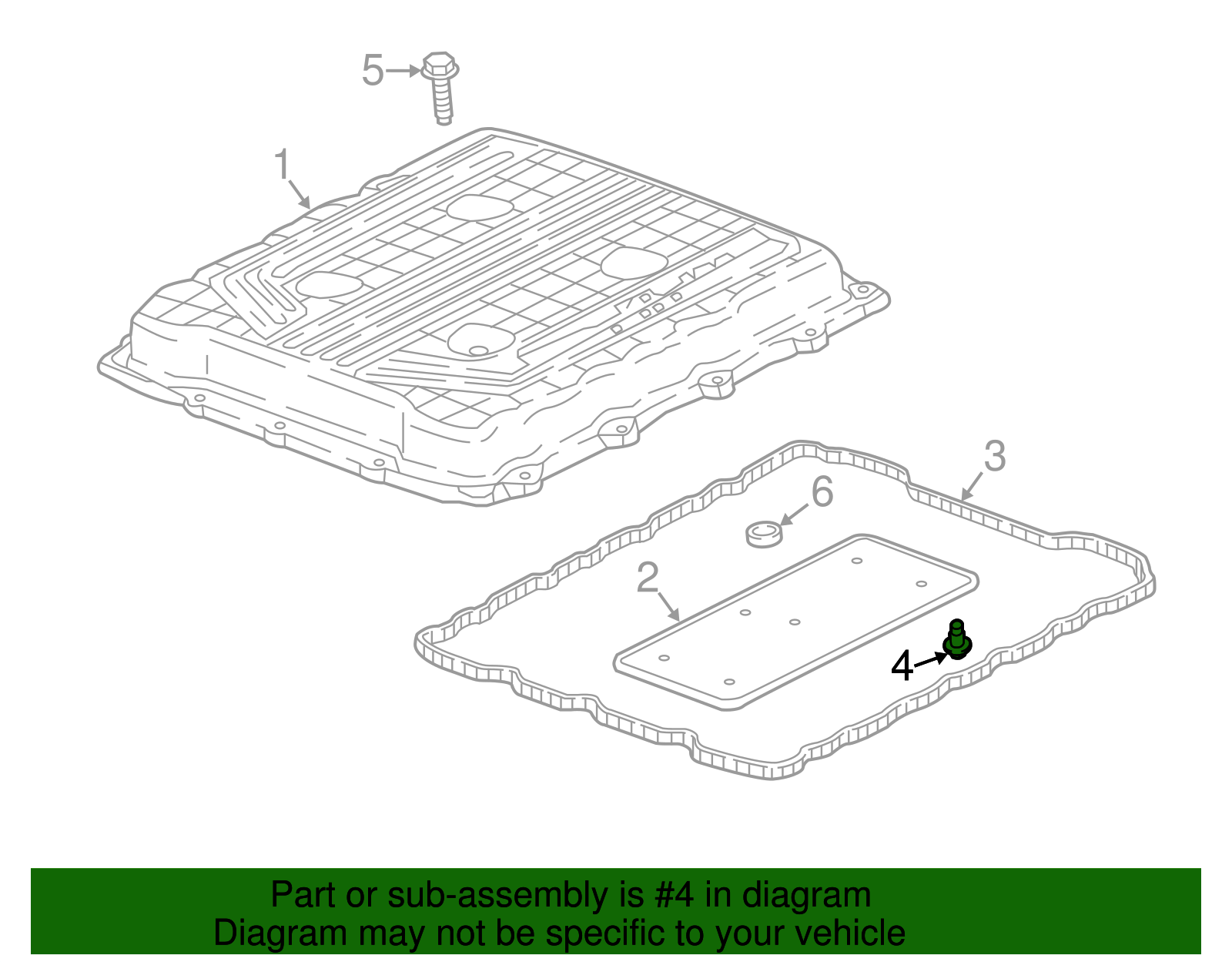Screw -Pan HD Cr Rec Tap/T  8.000X32.00X  .375 Cz - GM (9415952)