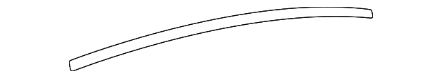 Rear Passenger Side Door Window Upper Reveal Molding - GM (84028382)